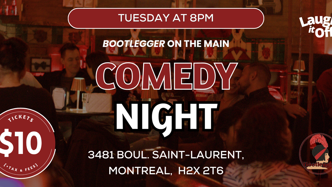 TUESDAY Night Pro Stand-Up Comedy | The Main Comedy Night in Montreal