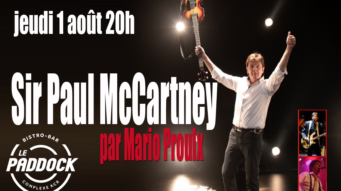 Sir Paul McCartney par Mario Proulx