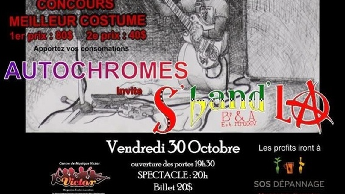 Autochromes et S'Band'LA Party halloween