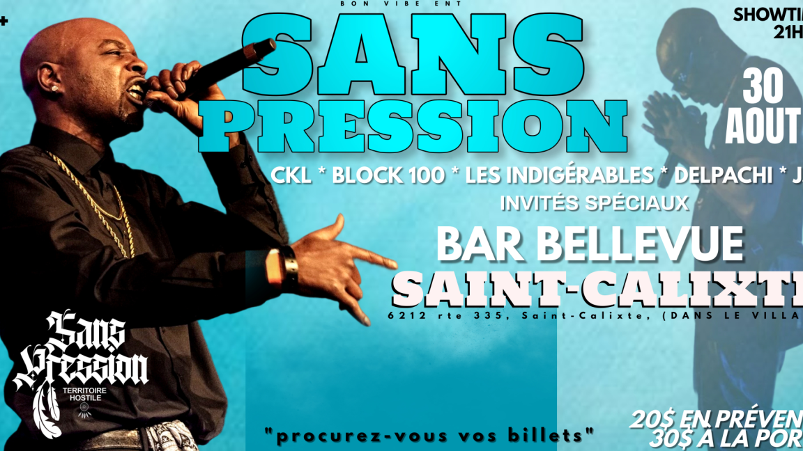 Sans Pression à Saint-Calixte