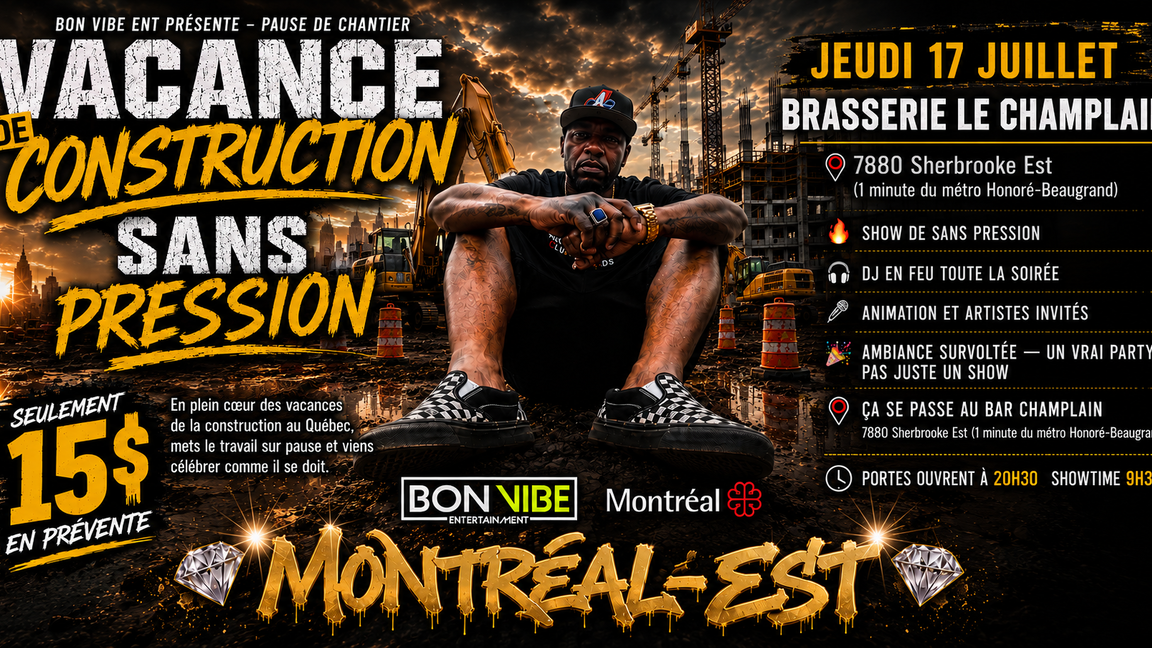 PAUSE CHANTIER avec Sans Pression , Les vacances de la construction, ça se célèbre en grand !