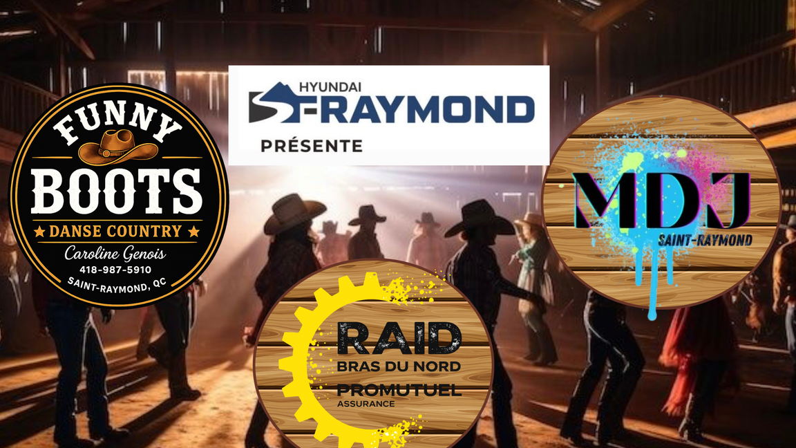 Soirée country de la MDJ St-Raymond avec Funny Boots