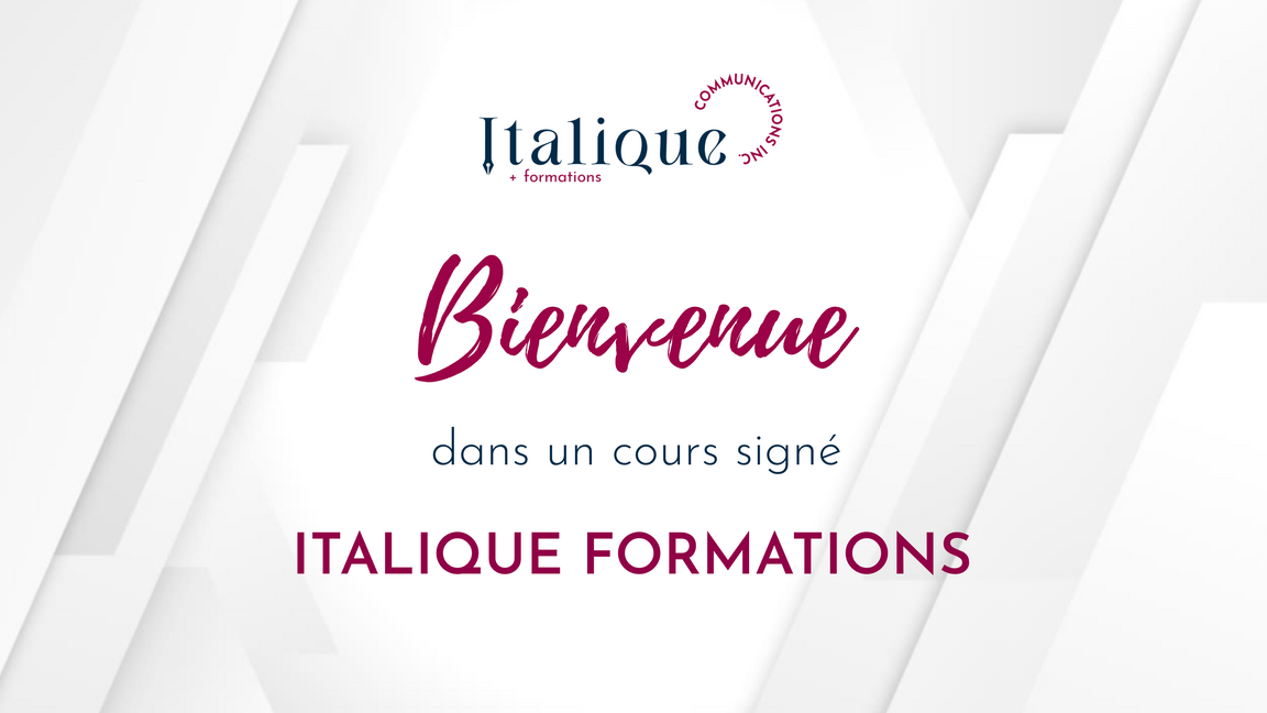 Formation en rédaction : nouvelle cohorte!