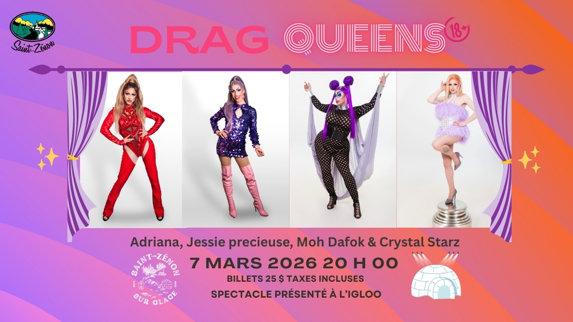 Spectacle de Drag Queens 18 ans et +