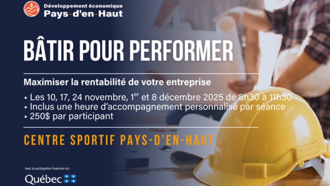 Bâtir pour performer