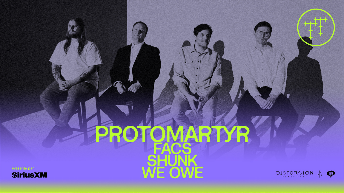Protomartyr + FACS + Shunk + We Owe @ Le Belmont