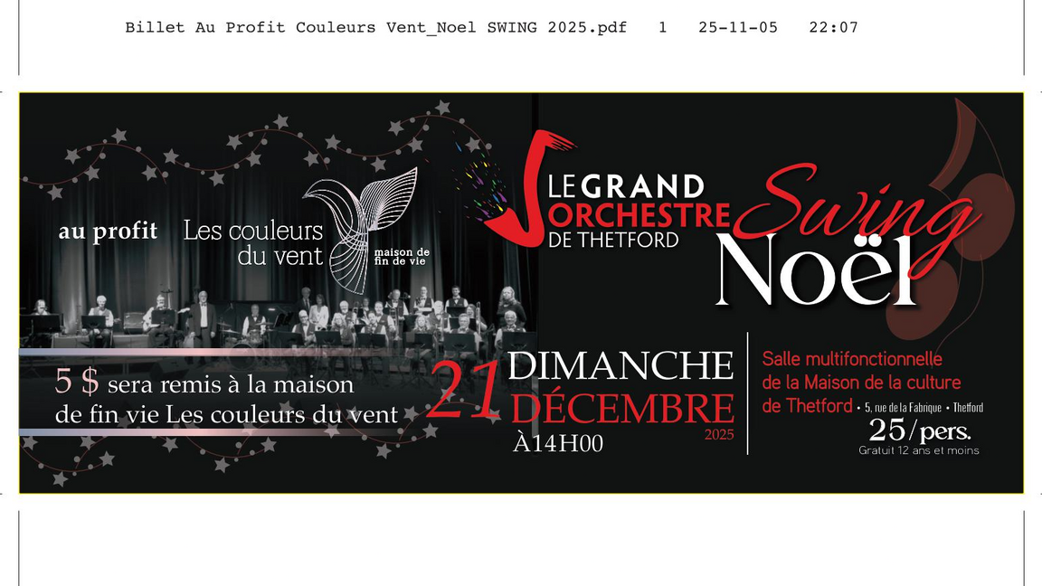 Le Grand Orchestre de Thetford Swing Noël