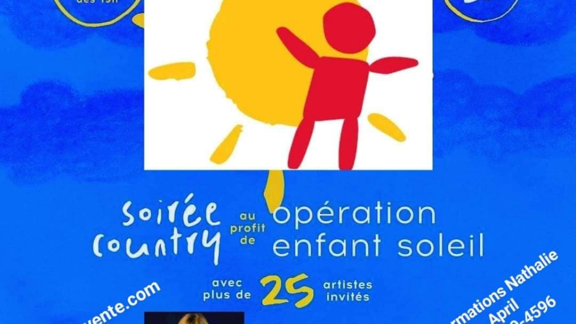 soiree country Operation Enfant Soleil