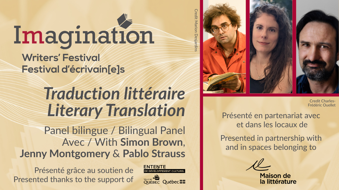 Imagination 2026 — Panel sur la traduction littéraire