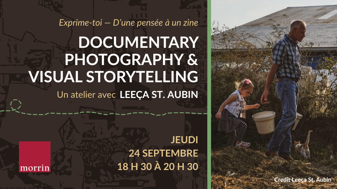 Exprime-toi — Atelier de photographie documentaire et de narration visuelle