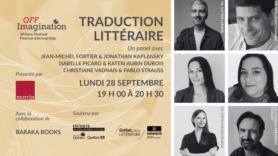Off-Imagination : Panel sur la traduction littéraire