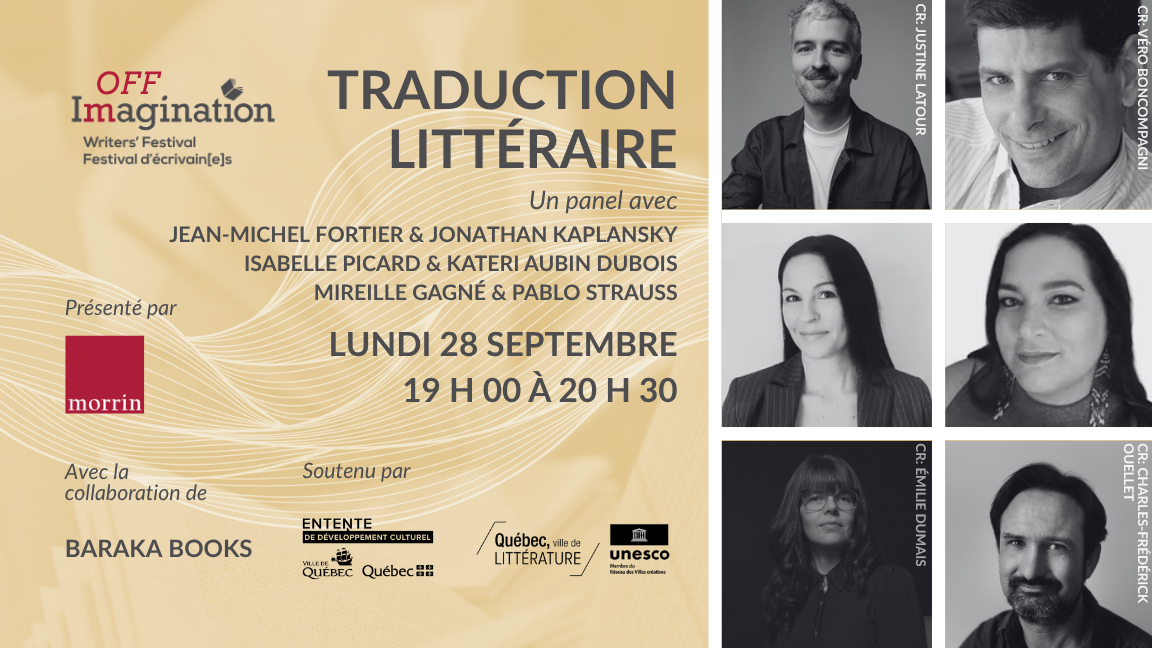 Off-Imagination — Panel sur la traduction littéraire