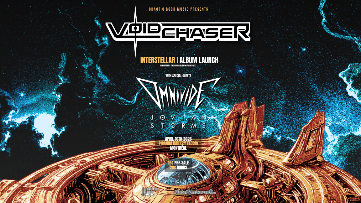 Interstellar I Album Launch - Voidchaser, Omnivide, Jovian Storms