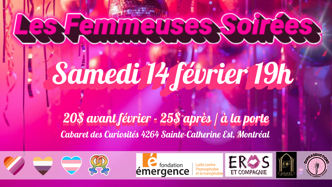 Le FEMMEuses Soirées - Rencontres, quizz, danse et karaoké LGBTQ+