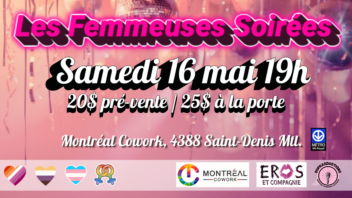 Le FEMMEuses Soirées - Rencontres, quizz, danse et karaoké LGBTQ+
