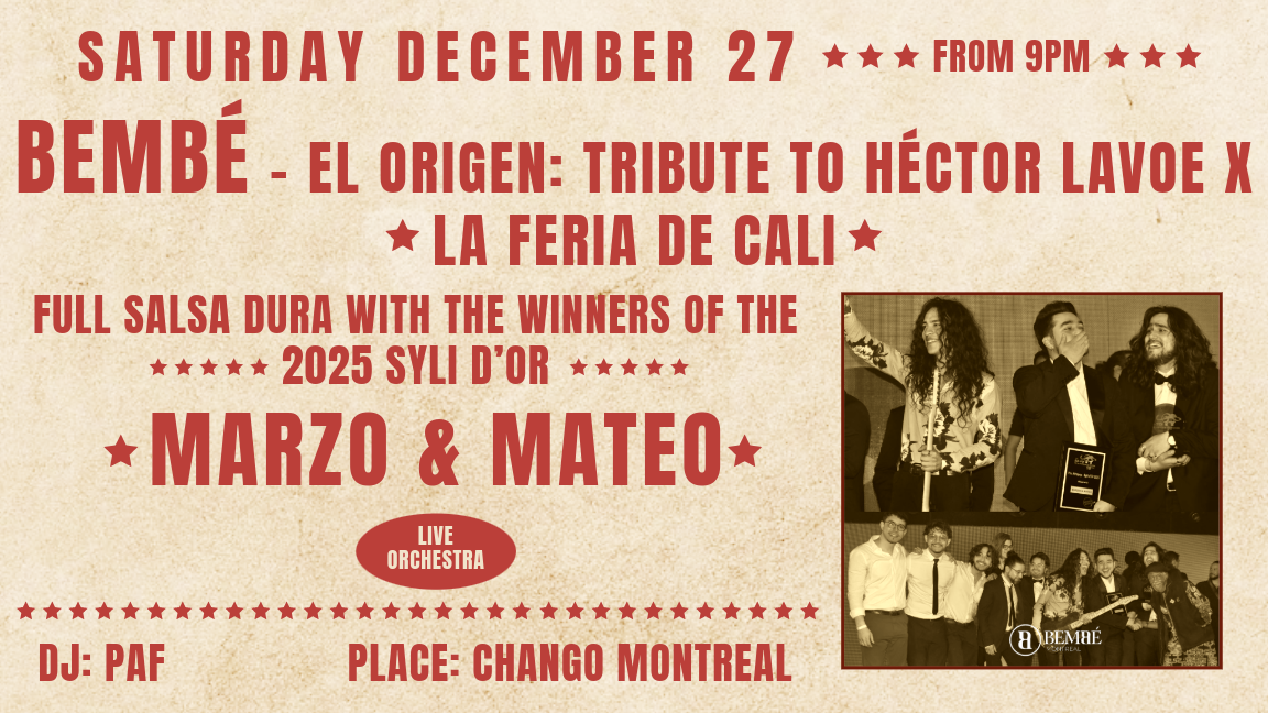 Bembe - El Origen: Tributo a Héctor Lavoe X La Feria de Cali