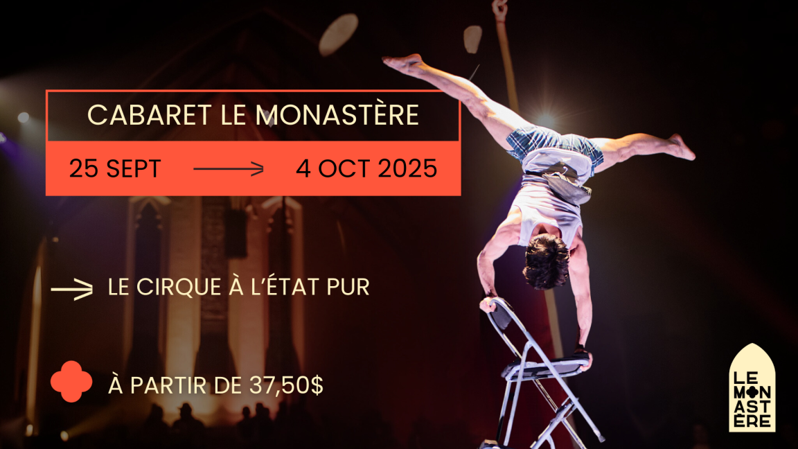 Cabaret du Monastère - Automne 2025