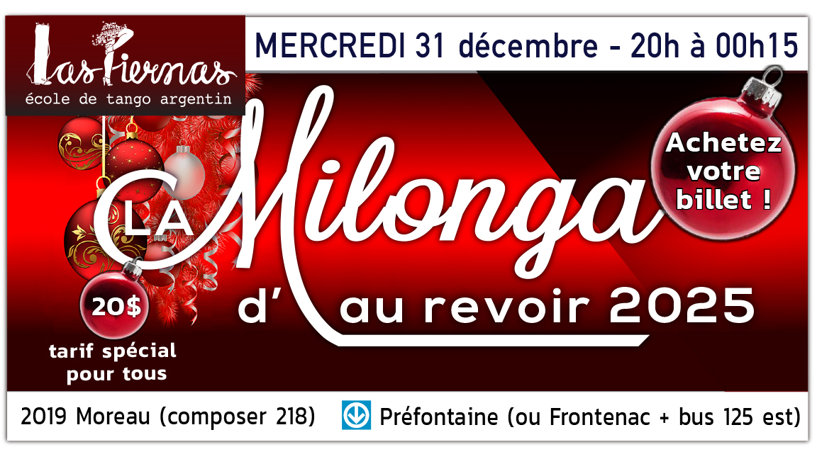 Milonga du jour de l'an