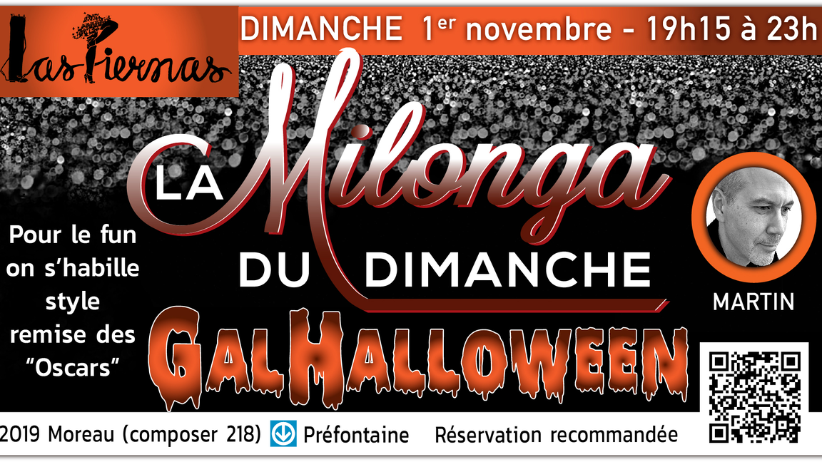 Milonga GalHalloween dimanche 1er novembre