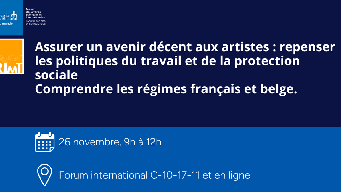 Assurer un avenir décent aux artistes : repenser les politiques du travail et de la protection sociale. Comprendre les régimes français et belge