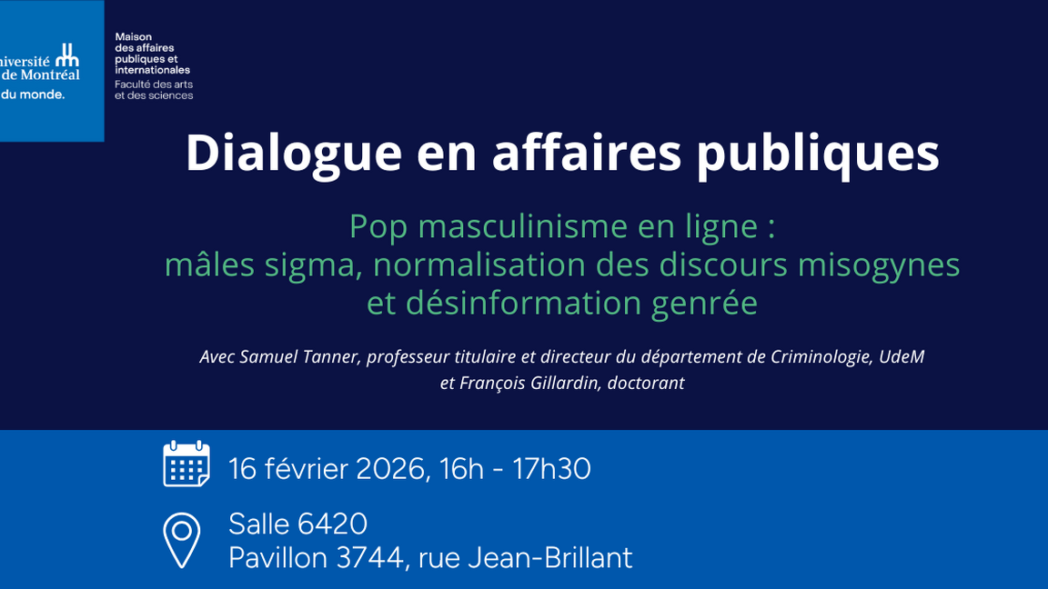 Pop masculinisme en ligne : mâles sigma, normalisation des discours misogynes et désinformation genrée