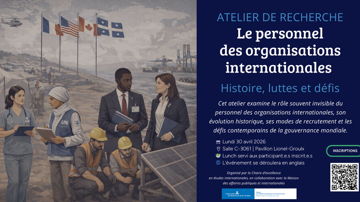 Le personnel des organisations internationales : histoire, luttes et défis