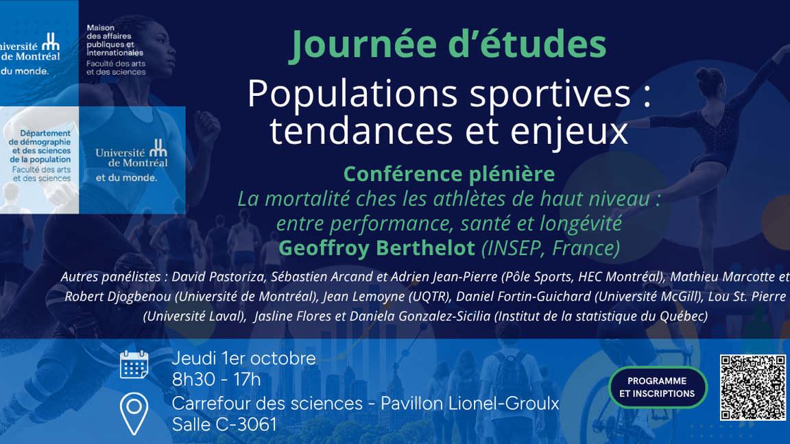 Journée d'études : Populations sportives : tendances et enjeux