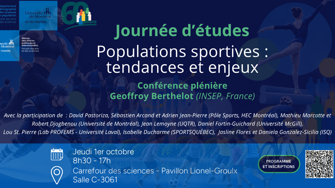 Journée d'études : Populations sportives : tendances et enjeux