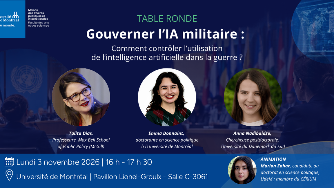 Gouverner l’IA militaire : comment contrôler l’utilisation de l’intelligence artificielle dans la guerre ?