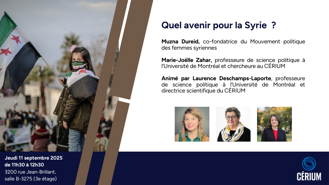 Quel avenir pour la Syrie ?