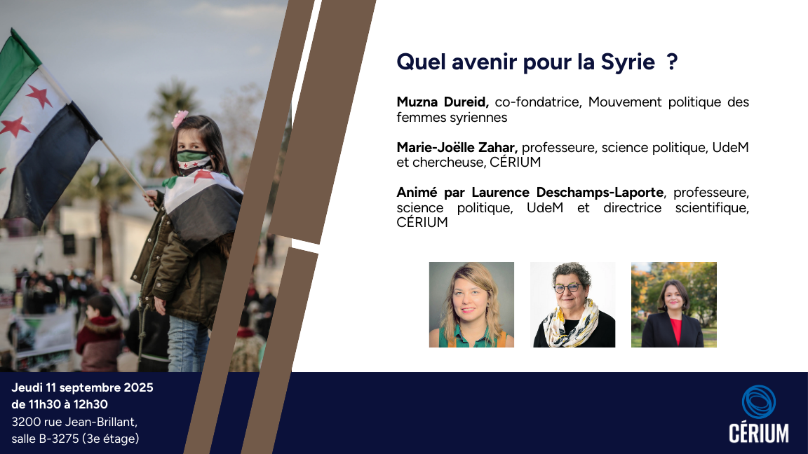 Quel avenir pour la Syrie ?