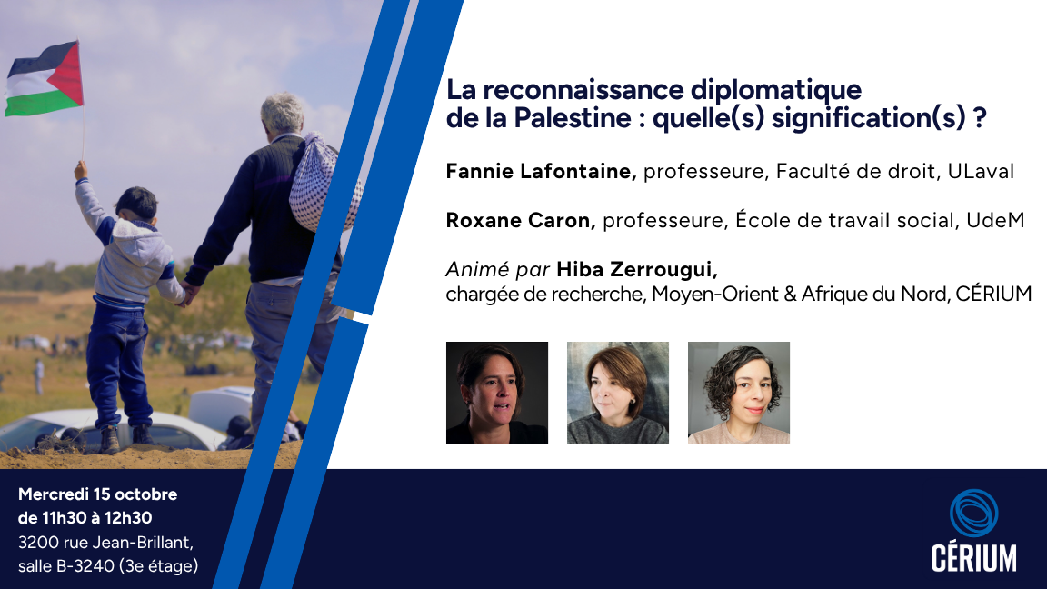 La reconnaissance diplomatique  de la Palestine : quelle(s) signification(s) ?