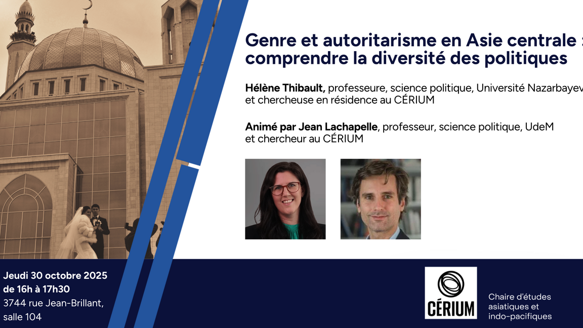 Genre et pouvoir en Asie centrale : comprendre la diversité des politiques