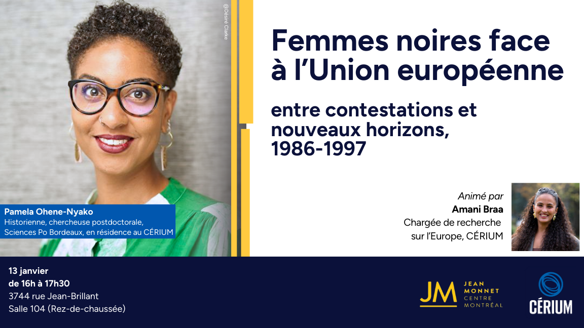 Femmes noires face à l’Union européenne : entre contestations et nouveaux horizons, 1986-1997.