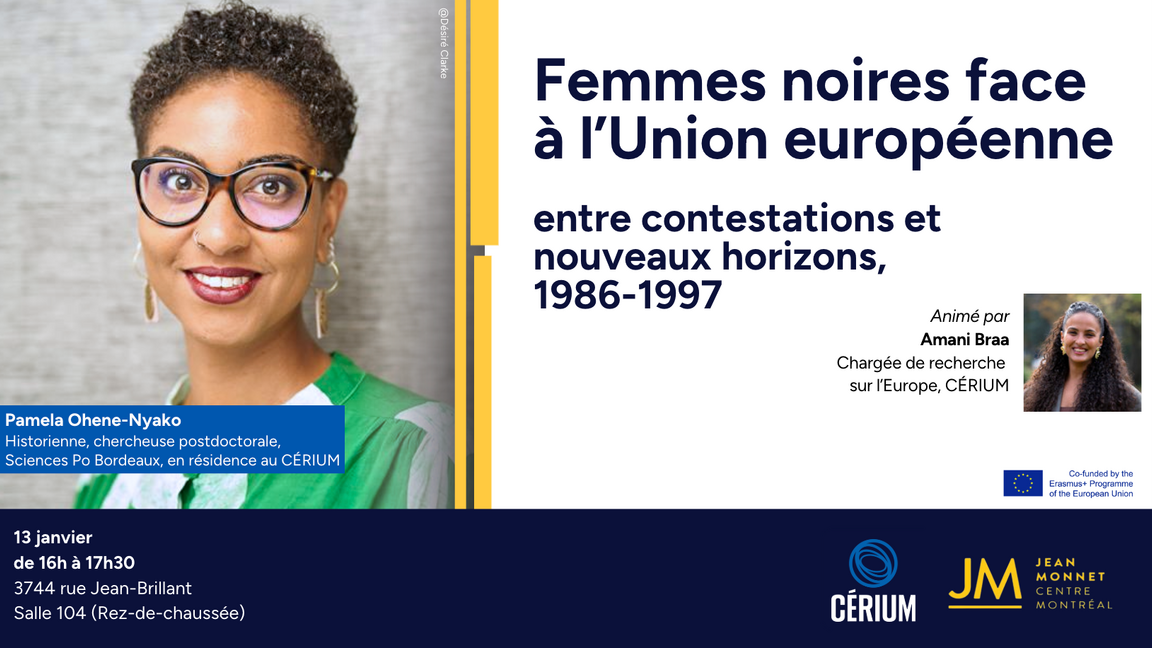 Femmes noires face à l’Union européenne : entre contestations et nouveaux horizons, 1986-1997.