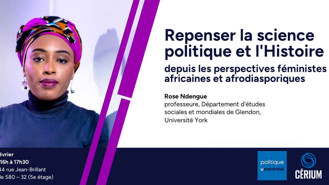 Repenser la science politique et l’histoire depuis les perspectives féministes africaines et afrodiasporiques