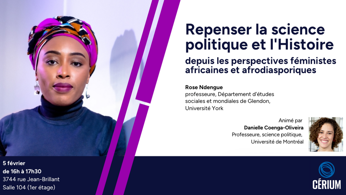 Repenser la science politique et l’histoire depuis les perspectives féministes africaines et afrodiasporiques