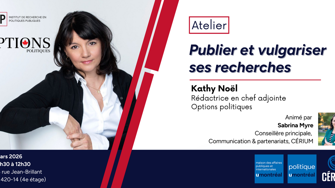 Atelier : Publier et vulgariser ses recherches