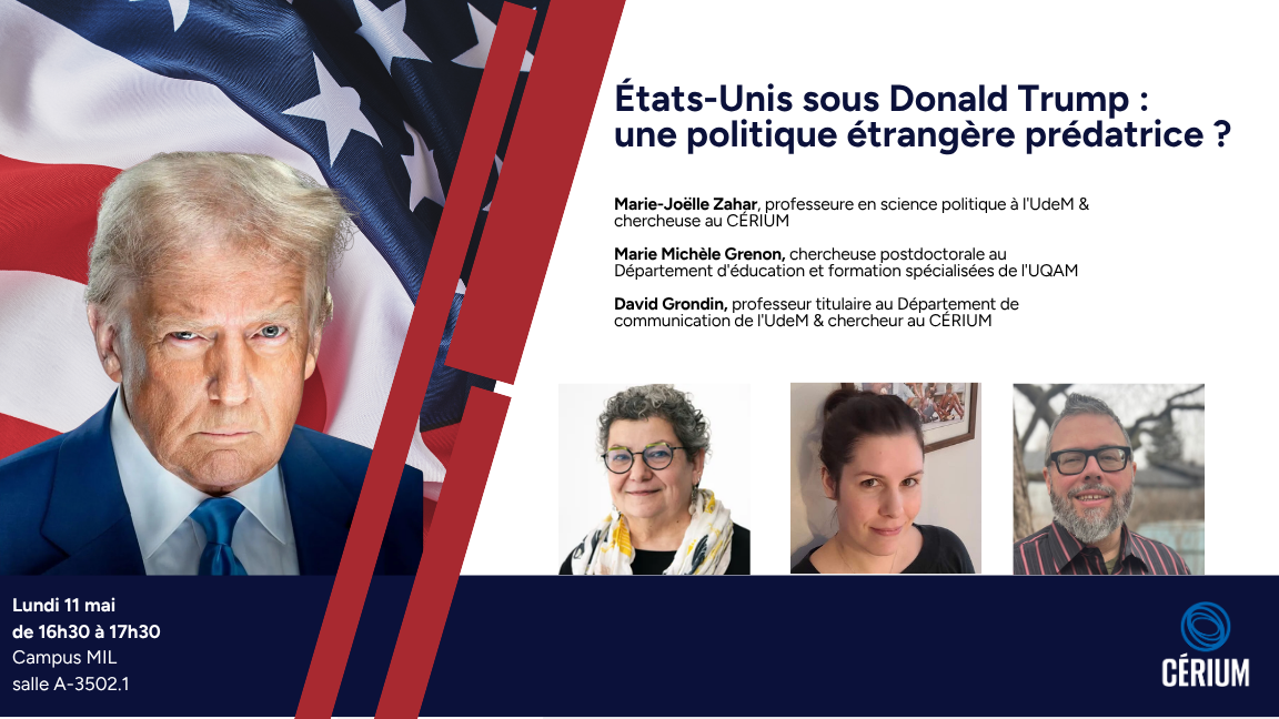 États-Unis sous Donald Trump : une politique étrangère prédatrice ?