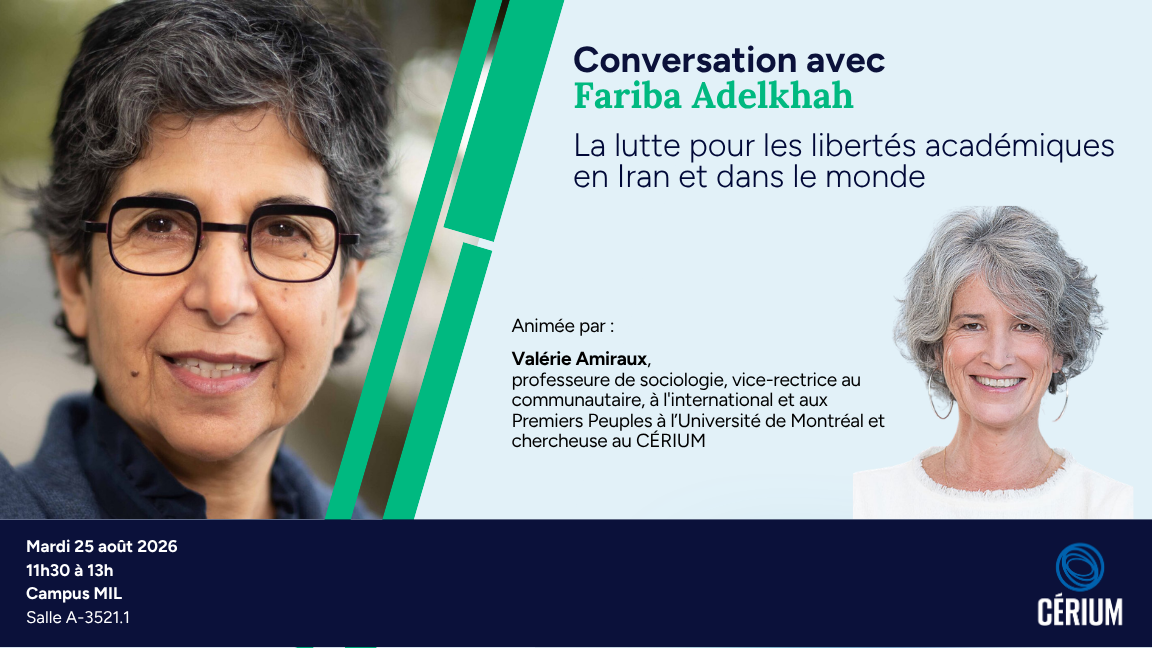 La lutte pour les libertés académiques en Iran et dans le monde: une conversation avec Fariba Adelkhah