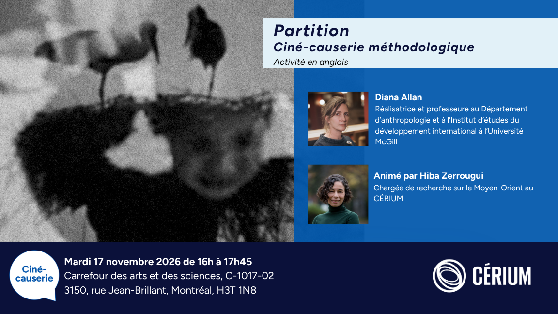 Ciné-causerie méthodologique: Partition