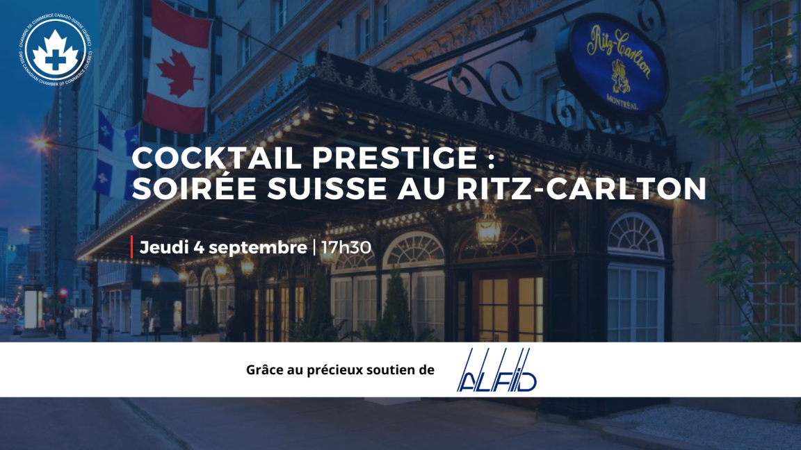 Cocktail de la rentrée - Soirée prestige au Ritz-Carlton Montréal