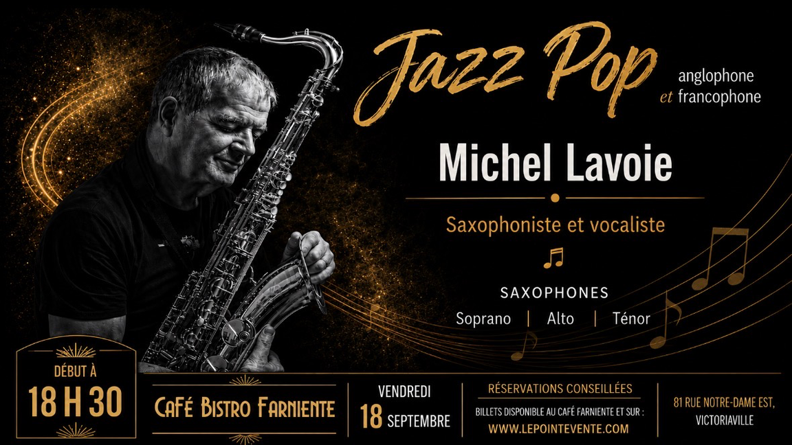 Jazz pop avec Michel Lavoie