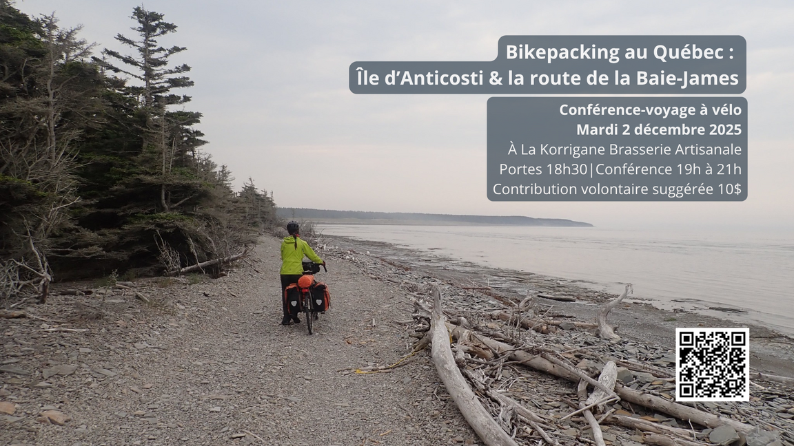 Bikepacking au Québec : Île d'Anticosti & la route de la Baie-James