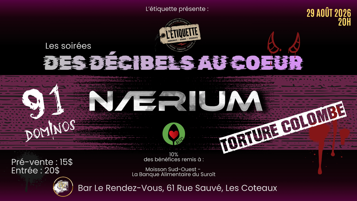 Les soirées Des Décibels au coeur