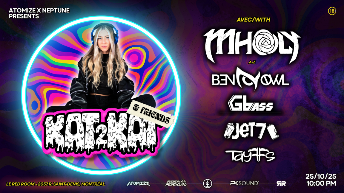 KAT2KAT & FRIENDS | 25 OCTOBRE 2025 | Le Red Room