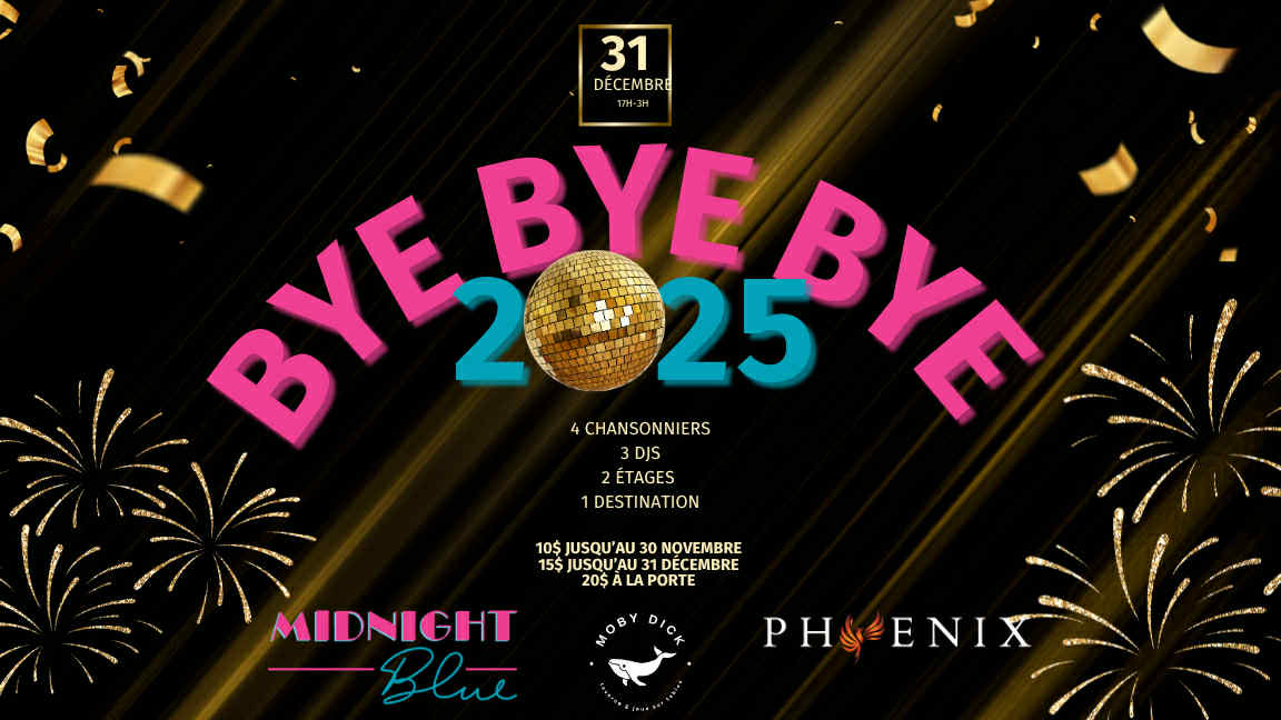BYE BYE BYE 2025! Une présentation Phoenix Du Parvis X Midnight Blue