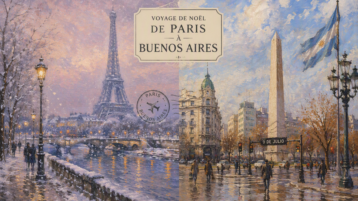 Voyage de Noël : de Paris à Buenos Aires