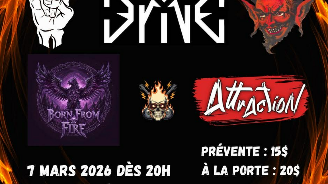 DRIVE, ATTRACTION & BORN FROM FIRE chez SOS Dépannage