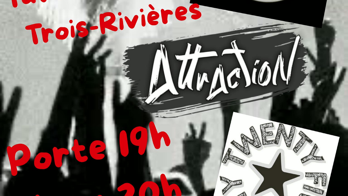 PUNKER BUSTER, ATTRACTION & TWENTY FIVE SIXTY à la Taverne Royale